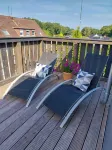 Vacation apartment new build 2024 in Cuxhaven Sahlenburg with beautiful roof terrace