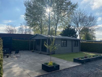 Cabin in Tzummarum With Pool and Tennis Court