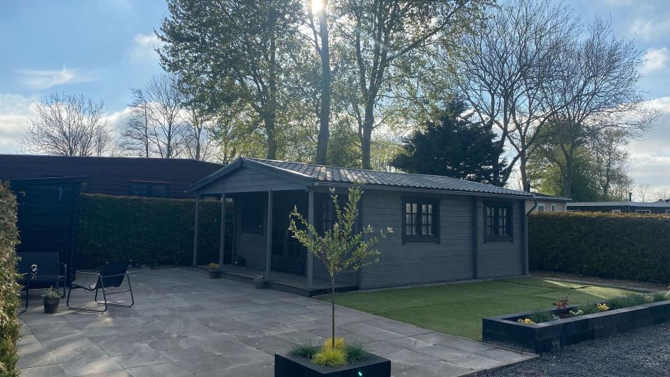 Cabin in Tzummarum With Pool and Tennis Court