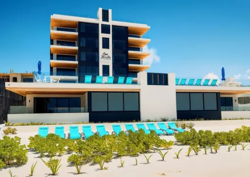 Upscale 2 bedroom beach front Villa