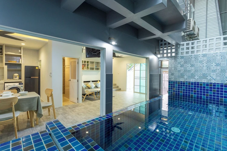 รูปภาพของPrivateInDoorPoolBangTao1.2km2Beach v135