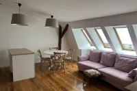 Seaside Loft Sopot - 5 min od plaży - مطابخ