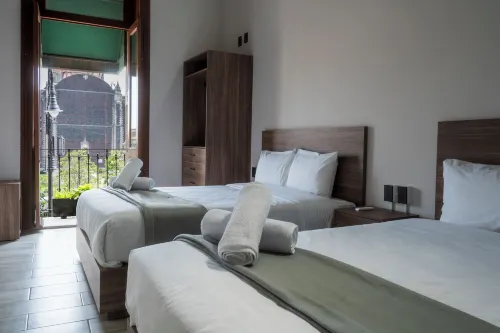 草帽旅舍及屋頂酒吧 CDMX - 陽台