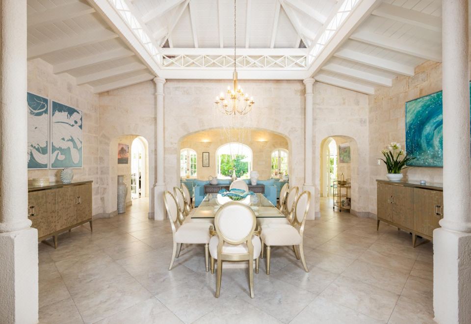 Hotel "Lonetrees" - Large Luxury Private Villa w/ Pool by One Caribbean Estates, Dining, Restaurant
