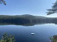 Adirondacks Lakefront Relaxation:  Waterfront A-Frame Cottage on Lake Luzerne!