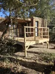 Comfortable wooden bungalow among the trees Hotels in Jard-sur-Mer
