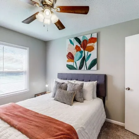 Stylish townhome, sleeps 8, pet friendly.