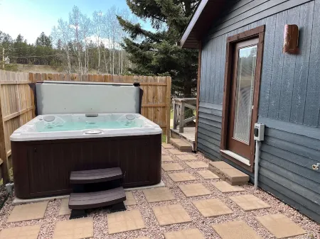 Cozy cabin near all the attractions in the Heart of the Hills! Pet friendly!