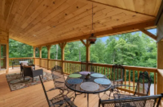 Gorgeous CABIN! Huge Deck, Mountain Views,12 min to Dwtn AVL!!!