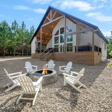 Modern Serene A-Frame Cabin in the Heart of Broken Bow