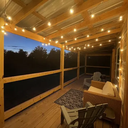 Cozy, Quiet Cabin Under the Stars - Near Desoto State Park and Downtown Mentone!