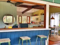 Designer Retro Beach Shack on the lakefront