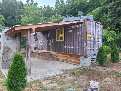 Escape to the NC Mountainside and stay in this unique Container home Hotels near Cook's Sports