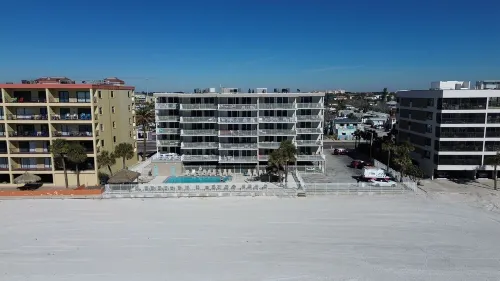 Gulf Front Sunsets From the Balcony of This 3 BD/2 BA condo!