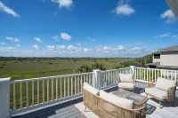 Marsh front pool home with ocean, river and historical downtown views