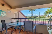 Beautiful, additional new updates, golf course views!  Huge 2/2 K. Royal #A301