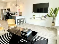 Modern 1 Bdrm King-Mins to NYC,Ewr,Pru,Njpac, Dwntwn Newark, MetLife