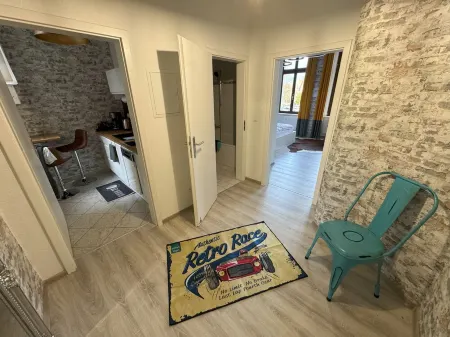 Görlitz - Design Apartment Iii, Hell, 35qm Zkb, Zentral zu Grenze Altstadt Park