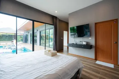 Pool Villa with Pool Table 3 Bedrooms Plus 3-5 Bathrooms at Cha-Am Beach Các khách sạn gần Suwanmas Mongkol Temple