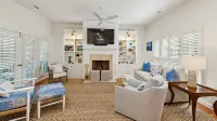 Spacious Screen Porch and Wet Bar - Stylish Coastal Retreat