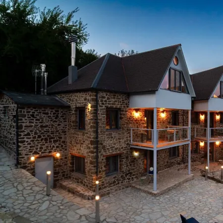 Dandy Villas Karpenisi Complex - Lux Chalets - Inflatable Pool-Hot Tub