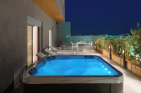 Rhodes Skyline Suite with Out Door Jacuzzi Sea View