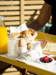 Abel Tasman Lodge - petit déjeuner