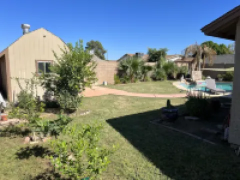 Desert Escape with Private Heated Pool & Backyard