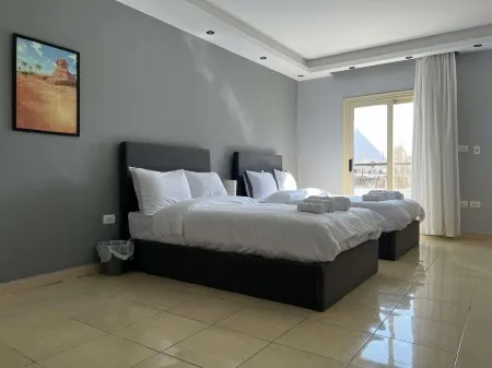 Luxury Touristic Apt. Pyramid View+Museum View