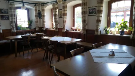 Gasthaus Zum Goldenen Ross Отели в г. Креглинген