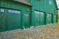 Luxe 'Green Barn' Near Skiing w/ Mt Equinox Views!
