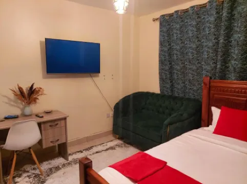 Cozy Studio in Mlolongo with City & Lake Views