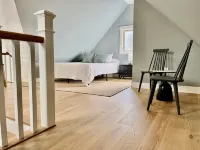 Modern family-friendly home with private beach access on Newfound Lake