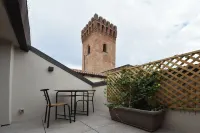 Belvedere Campanon historic apartment near medieval bell tower