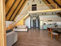 3-bedroom villa in lovely Qəbələ with mountain view,  WiFi, AC, hot  pool.