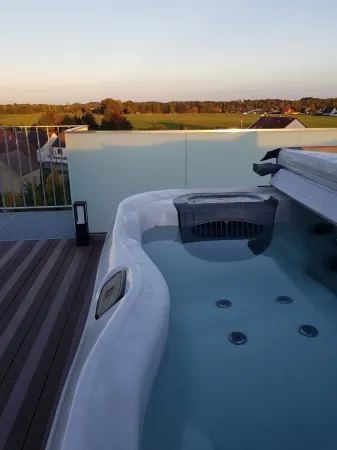 Unique atmosphere in the mill oasis with whirlpool! Pet friendly!