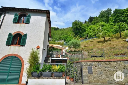 Vacation home with hillside view and pool