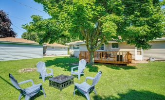 Large Backyard, Walk to Hospital: Sheboygan Abode!