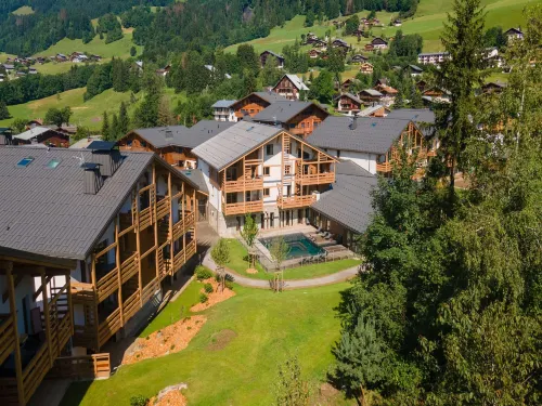 Charming Apt with view 2BD/6P -Residence in MegÃ¨ve