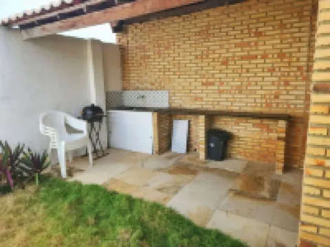 Casa P na Areia com Piscina e Ar em Morro Branco