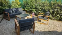 LOVELY APART 2 BEDROOMS FOR 5-GARDEN GARAGE NEAR BEACHES PORT AND CITY CENTER - شقق