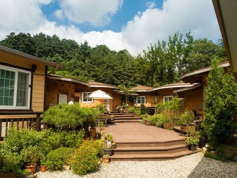 대관령황토펜션 내부 황토 인테리어