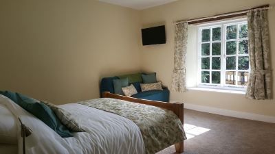 Luxury Double Room, 1 King Bed with Sofa Bed, Ensuite, Garden View