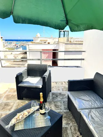 "Sea View" Luxury House San Foca with Climate and Wi-Fi