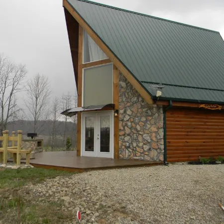 Experience a Unique  and Cozy A-Frame Retreat in the Hocking Hills