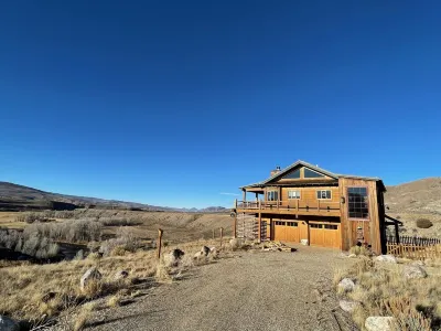 Get away to a gorgeous view with a house!