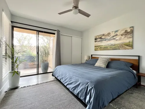 Contemporary Condo with Private Garden Patio and Pool Access