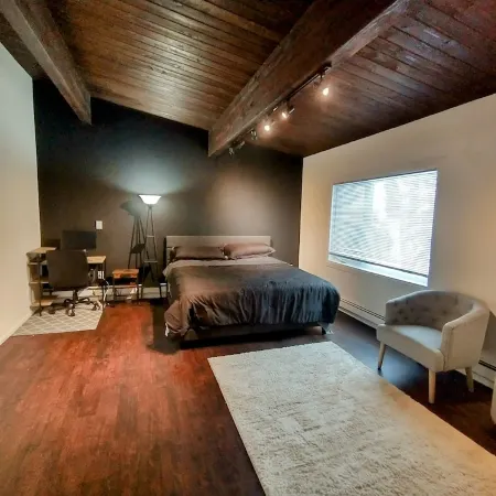 Modern 2,000+ sf house. Sauna + Parking! 5 mins from airport.