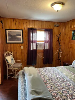 Lake Willoughby Views and access.  Boat Dock and Beach  Wood fired hot tub