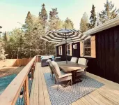 Eclectic & Forested Cabin w/ Firepit & Beach Access Near Acadia Schoodic